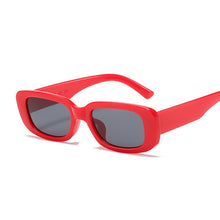 Load image into Gallery viewer, Small rectangular retro sunglasses
