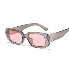 Load image into Gallery viewer, Small rectangular retro sunglasses
