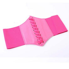 Загрузить изображение в средство просмотра галереи, Corset wide belt PU leather slimming belt
