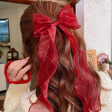 Загрузить изображение в средство просмотра галереи, Vintage large velvet bow hairpinir Accessories
