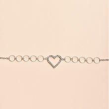 Загрузить изображение в средство просмотра галереи, Rhinestone heart-shaped waist chain
