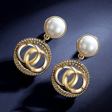 Load image into Gallery viewer, Oversized Pearl Earrings

