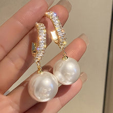 Load image into Gallery viewer, Oversized Pearl Earrings

