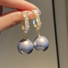 Load image into Gallery viewer, Oversized Pearl Earrings
