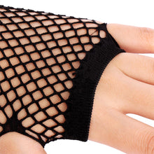 Load image into Gallery viewer, Fashion Neon Fishnet Fingerless Long Gloves
