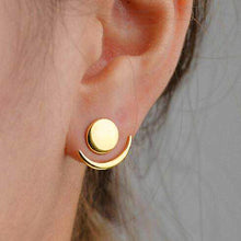 Load image into Gallery viewer, Crystal flower drop earrings

