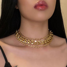 Load image into Gallery viewer, Multi-layered Human Head Coin Necklace
