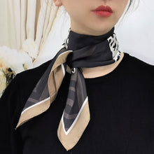 Load image into Gallery viewer, Silk print square scarf
