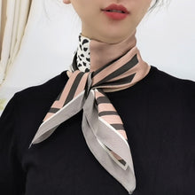 Load image into Gallery viewer, Silk print square scarf
