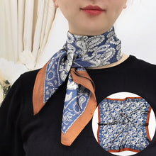 Load image into Gallery viewer, Silk print square scarf
