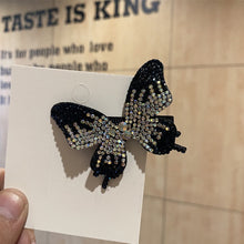 Загрузить изображение в средство просмотра галереи, Super fairy full diamond butterfly hairpin
