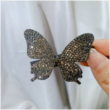 Загрузить изображение в средство просмотра галереи, Super fairy full diamond butterfly hairpin
