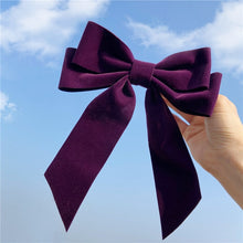 Загрузить изображение в средство просмотра галереи, Vintage large velvet bow hairpinir Accessories
