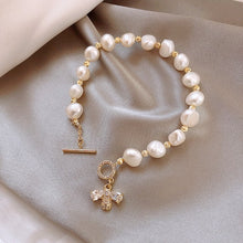 Загрузить изображение в средство просмотра галереи, Natural stone pearl pendant bracelet
