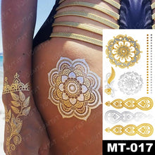 Load image into Gallery viewer, Mandala Flower Body Art Fake Tattoo
