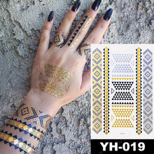 Load image into Gallery viewer, Mandala Flower Body Art Fake Tattoo
