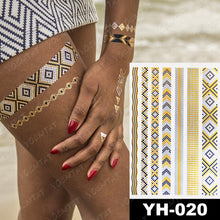 Load image into Gallery viewer, Mandala Flower Body Art Fake Tattoo
