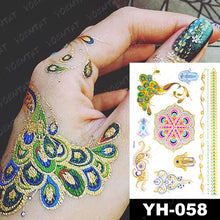 Load image into Gallery viewer, Mandala Flower Body Art Fake Tattoo
