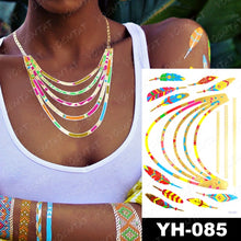 Load image into Gallery viewer, Mandala Flower Body Art Fake Tattoo
