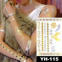 Load image into Gallery viewer, Mandala Flower Body Art Fake Tattoo
