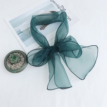 Load image into Gallery viewer, Elegant transparent organza scarf
