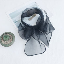 Load image into Gallery viewer, Elegant transparent organza scarf
