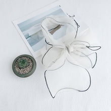 Load image into Gallery viewer, Elegant transparent organza scarf
