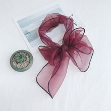 Load image into Gallery viewer, Elegant transparent organza scarf
