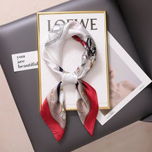 Load image into Gallery viewer, Fashion square print 70*70 cm ladies accessory scarf
