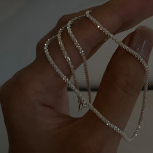 Load image into Gallery viewer, Sterling silver shiny clavicle chain
