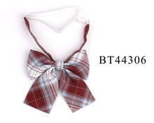 Load image into Gallery viewer, Check casual bow tie cotton
