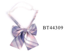 Load image into Gallery viewer, Check casual bow tie cotton
