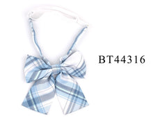 Load image into Gallery viewer, Check casual bow tie cotton
