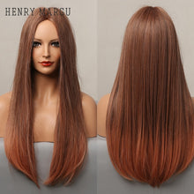 Load image into Gallery viewer, Long natural wave bangs cosplay wig
