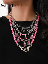 Load image into Gallery viewer, Punk Pendant Necklace Set
