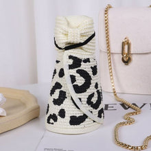 Load image into Gallery viewer, Beach straw hat with big brim UV protection
