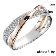 Загрузить изображение в средство просмотра галереи, X-shaped large modern ring
