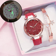 Load image into Gallery viewer, Romantic starry sky luminous watch
