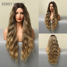 Load image into Gallery viewer, Long natural wave bangs cosplay wig
