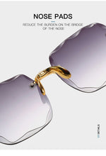 Загрузить изображение в средство просмотра галереи, Square rimless sunglasses UV400
