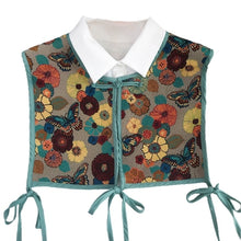 Load image into Gallery viewer, Chinese embroidered floral cheongsam false collar
