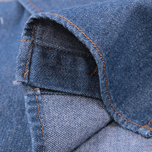 Load image into Gallery viewer, Washed denim cotton fake collar buckle detachable

