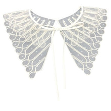 Загрузить изображение в средство просмотра галереи, Embroidered floral lace half shirt
