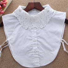 Load image into Gallery viewer, Women's heart-shaped embroidered chiffon fake blouse
