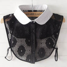 Load image into Gallery viewer, Women's heart-shaped embroidered chiffon fake blouse
