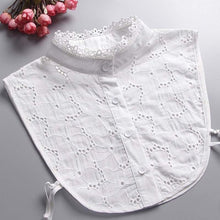 Load image into Gallery viewer, Women's heart-shaped embroidered chiffon fake blouse
