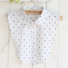 Load image into Gallery viewer, Women's heart-shaped embroidered chiffon fake blouse
