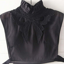 Load image into Gallery viewer, Women's heart-shaped embroidered chiffon fake blouse
