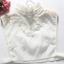 Load image into Gallery viewer, Women's heart-shaped embroidered chiffon fake blouse
