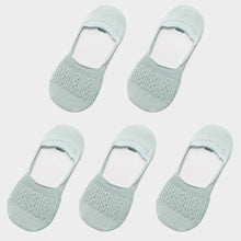 Загрузить изображение в средство просмотра галереи, 5 pairs of cotton silicone non-slip slippers socks
